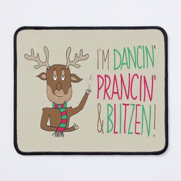 Item preview, Eggnog Reindeer - I'm Dancin', Prancin' & Blitzen! designed and sold by Tim Veiga.