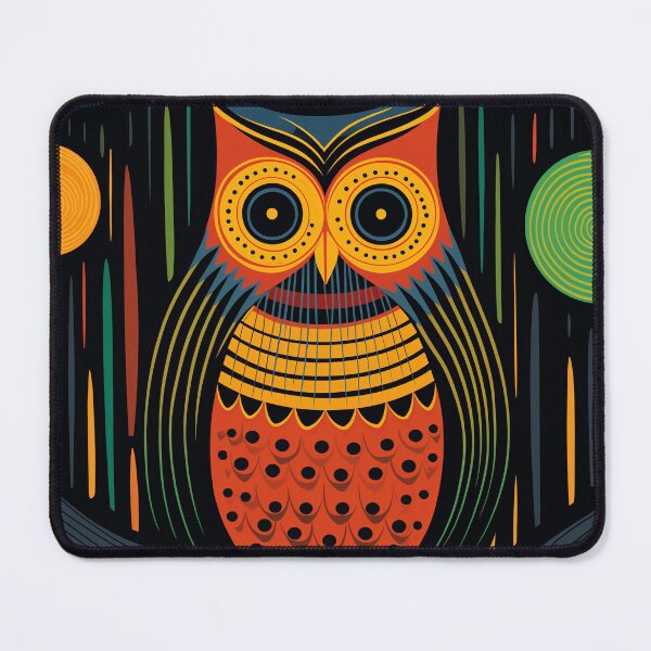 Item preview, Owl and Circles designed and sold by EnchantArtCo.