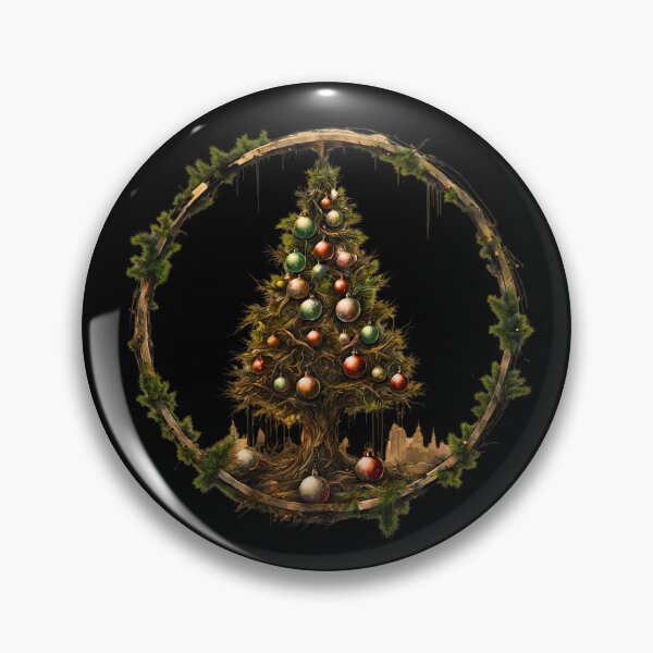 Item preview, Post-Apocalyptic Decorated Christmas Tree, Amazing Atmosphere and Colors designed and sold by Aquillashop.