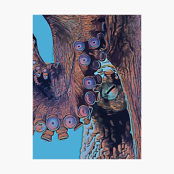 Artikelvorschau, Oktopus, Tentakeln, Oktopus T-Shirt, Lustiges T-Shirt, Oktopus Liebhaber, Oktopus Psychedelisch entworfen und verkauft von Luiza Musial.