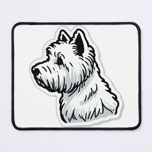 Item preview, West Highland Terrier Graphic Art - Westie Sketch designed and sold by Star-Fragment.