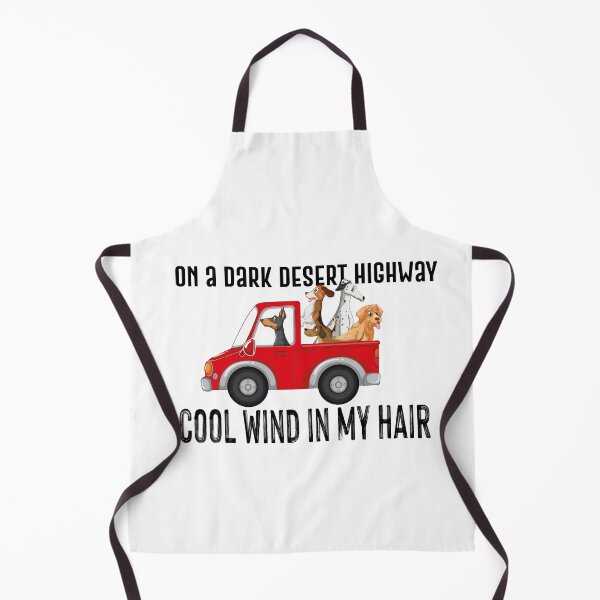 Item preview, On a dark desert highway cool wind in my hair dog designed and sold by Creative-Wolf16.