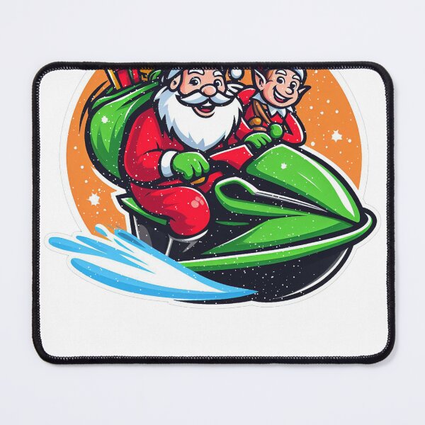 Item preview, Santa on a jet ski designed and sold by GB-Colorado.