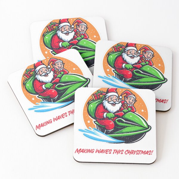 Item preview, Santa on a jet ski: making waves this Christmas! designed and sold by GB-Colorado.