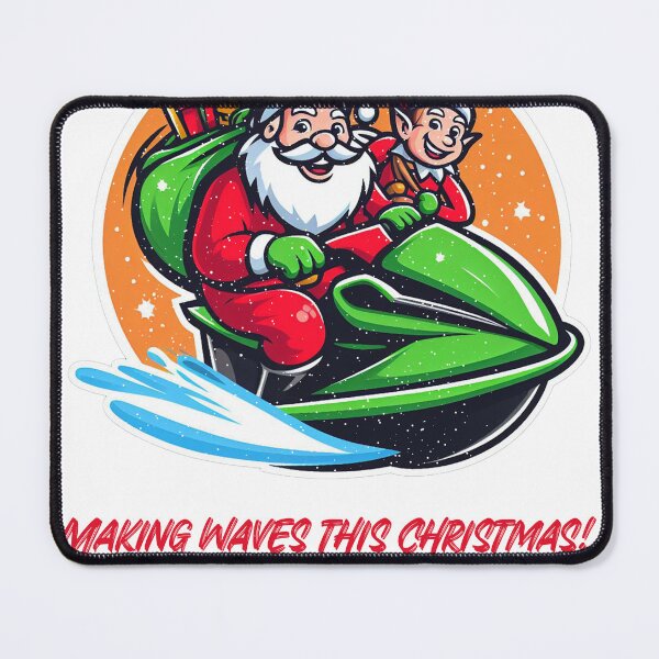 Item preview, Santa on a jet ski: making waves this Christmas! designed and sold by GB-Colorado.