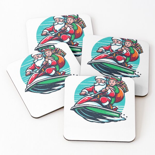 Item preview, Santa on a jet ski designed and sold by GB-Colorado.