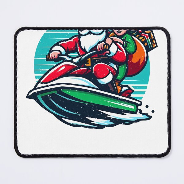 Item preview, Santa on a jet ski designed and sold by GB-Colorado.