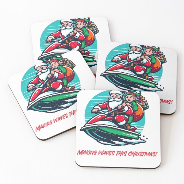 Item preview, Santa on a jet ski: making waves this Christmas! designed and sold by GB-Colorado.