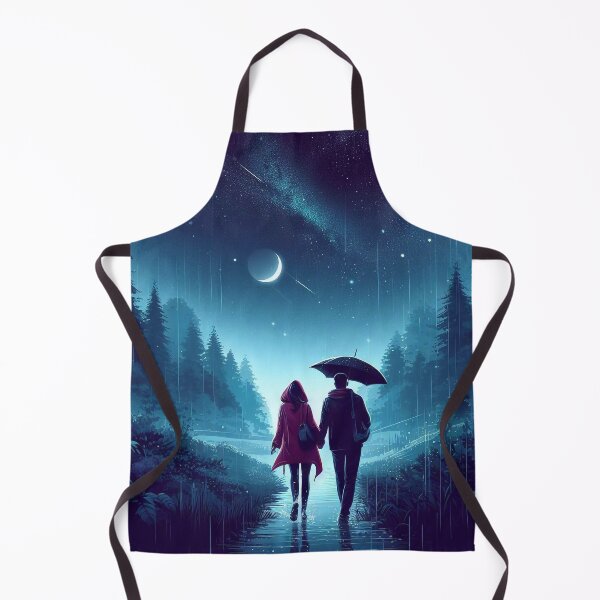 Item preview, Couple walking under a starry night designed and sold by Nanu82.