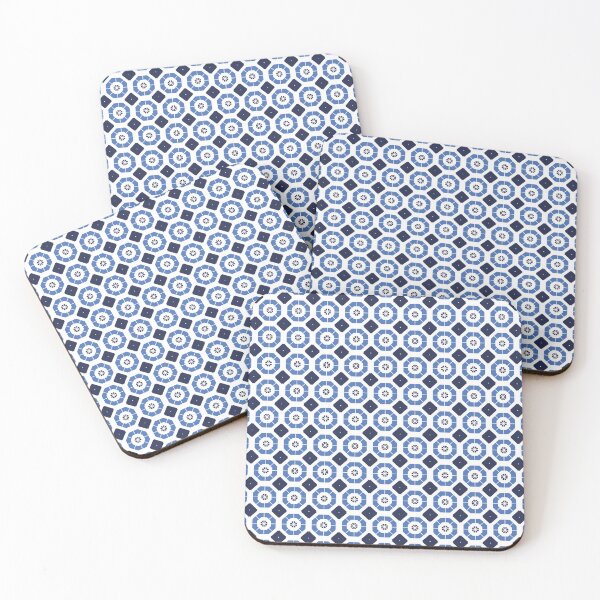 Item preview, Urban Chic - Navy Octagon Geometry designed and sold by Looming Lines.