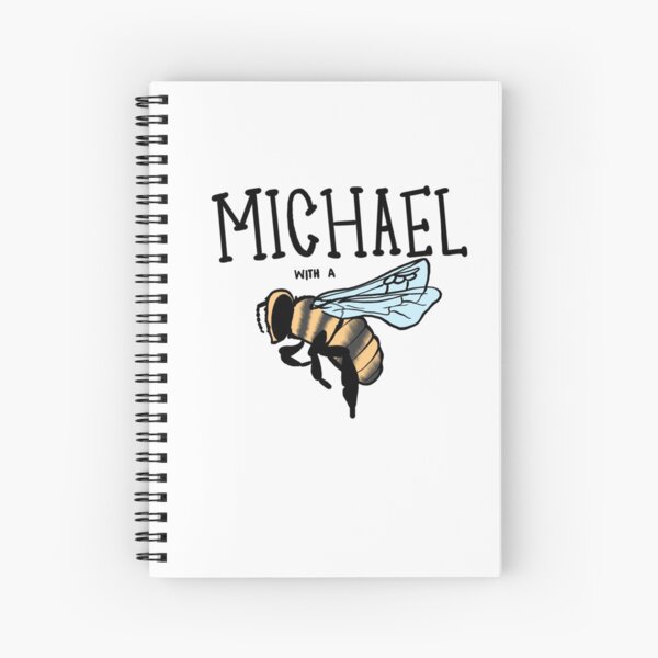 hi my name is Michael with a b... Spiral Notebook