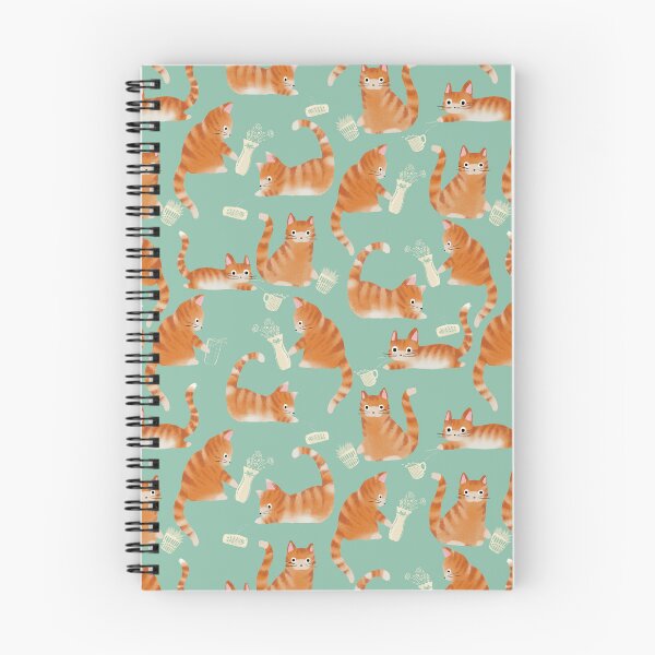 Item preview, Bad Orange Tabby Cats Knocking Stuff Over designed and sold by tanyadraws.