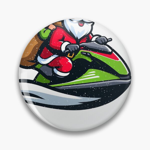 Item preview, Santa on a jet ski designed and sold by GB-Colorado.
