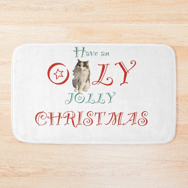 Item preview, Copy of Have An Olly Jolly Christmas (White Background) designed and sold by Bridget Beswick.