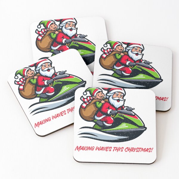 Item preview, Santa on a jet ski: making waves this Christmas! designed and sold by GB-Colorado.