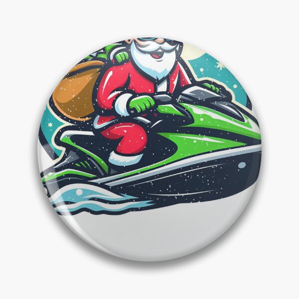 Item preview, Santa on a jet ski designed and sold by GB-Colorado.