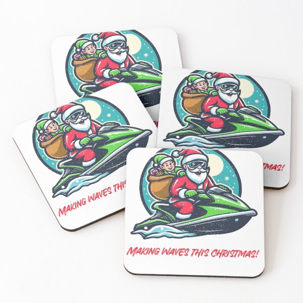 Item preview, Santa on a jet ski: making waves this Christmas! designed and sold by GB-Colorado.