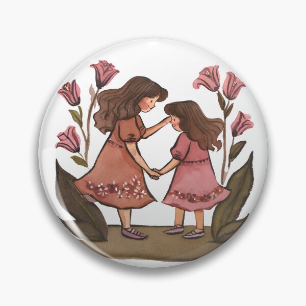 Item preview, Sisters in Bloom: Little Playmates Amongst Flowers designed and sold by AmateKC.
