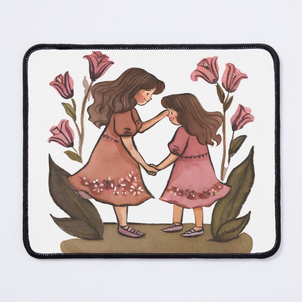 Item preview, Sisters in Bloom: Little Playmates Amongst Flowers designed and sold by AmateKC.