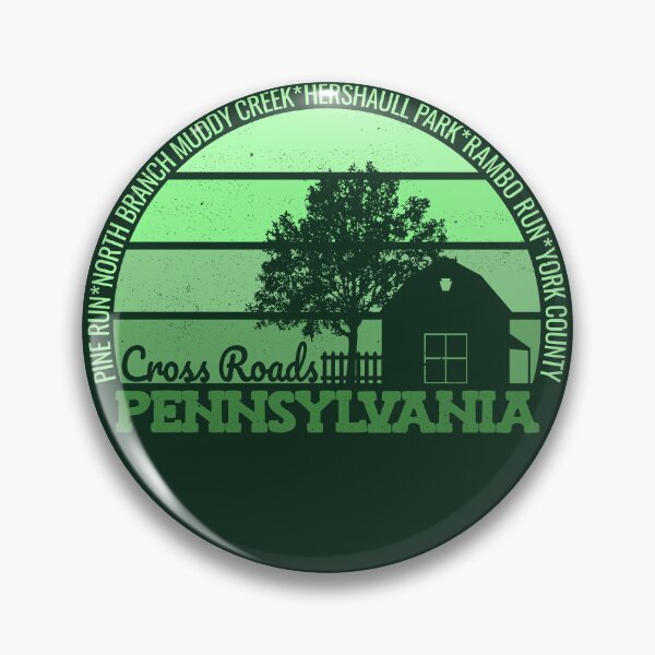 Item preview, Cross Roads Pennsylvania Sunset Retro Vintage Local Pride Logo designed and sold by CRHPOD20.