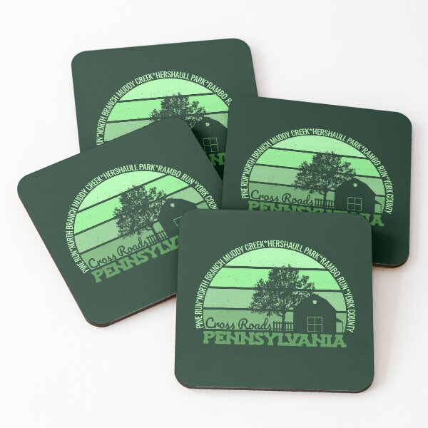 Item preview, Cross Roads Pennsylvania Sunset Retro Vintage Local Pride Logo designed and sold by CRHPOD20.