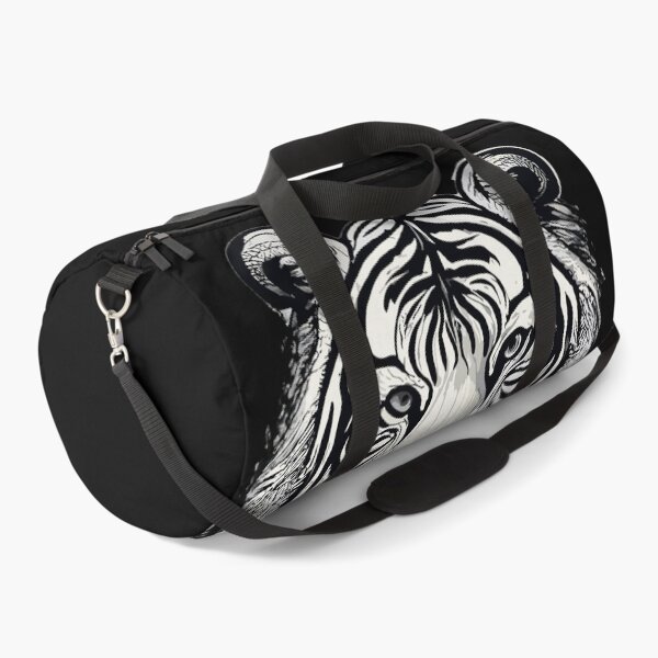 Item preview, Wild Tiger Black And White Wall Art HQ  designed and sold by Psycho-Crazy.