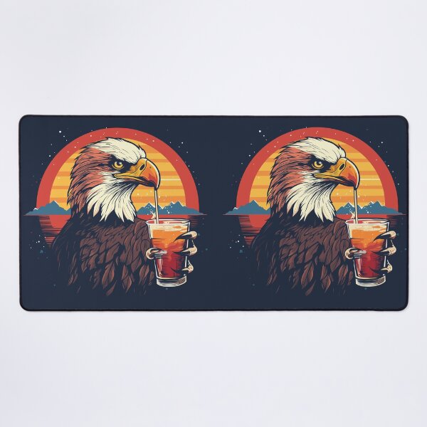 Item preview, Bald Eagle Drinking at Sunset designed and sold by CortexCreations.