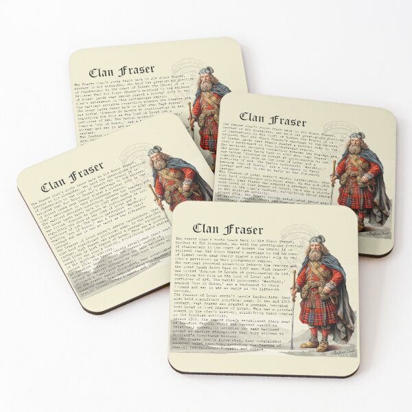 Artikelvorschau, Clan Fraser schottische Geschichte entworfen und verkauft von BagTown Clans.
