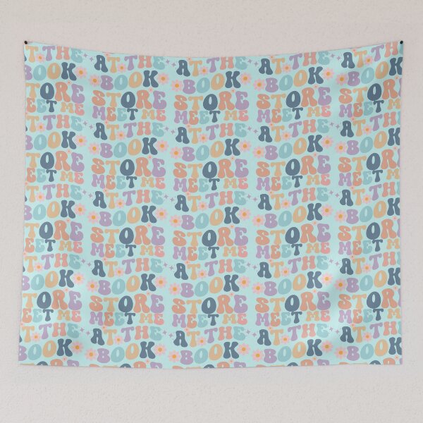 Item preview, Meet Me At The Book Store Groovy Librarian Teacher Book Lover  designed and sold by ArtMeetsPizza.