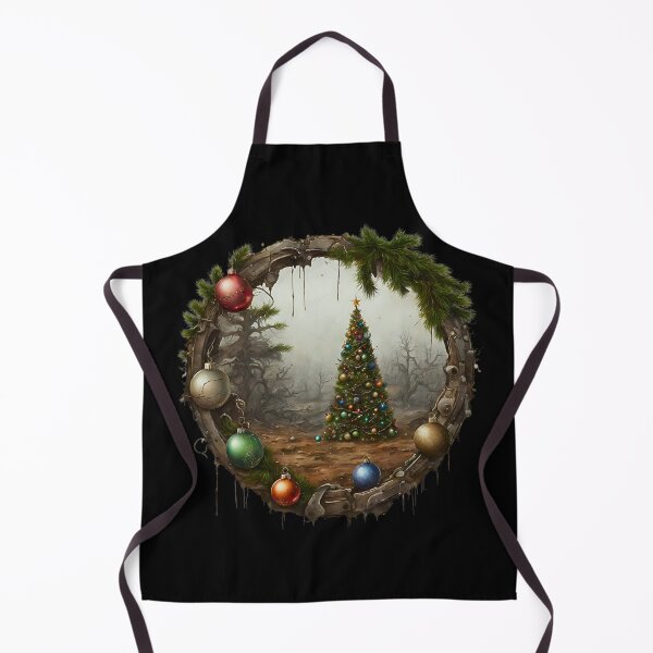 Item preview, Apocalyptic Decorated Christmas Tree, Amazing Atmosphere Colors Winter designed and sold by Aquillashop.