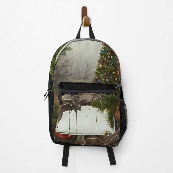 Item preview, Apocalyptic Decorated Christmas Tree, Amazing Atmosphere Colors Winter designed and sold by Aquillashop.