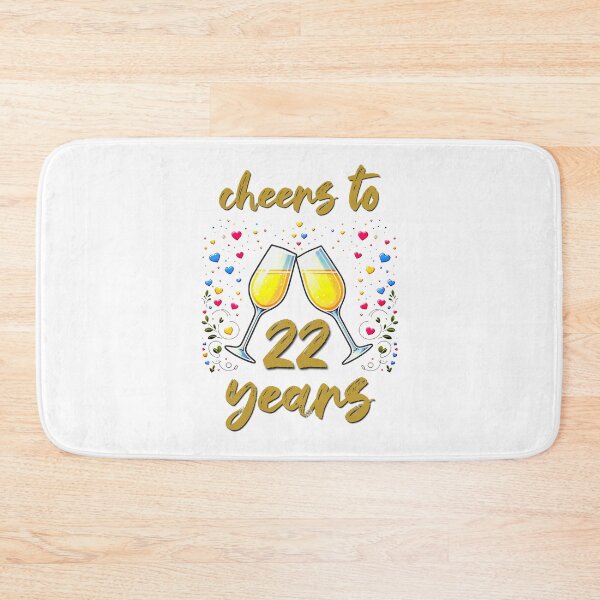 Item preview, Cheers to 22 years Anniversary Celebrating designed and sold by 4TeeToo.