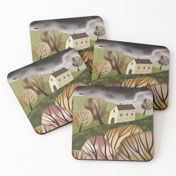 Item preview, Cottage on the Hills designed and sold by Marta Pilosio Illustration.