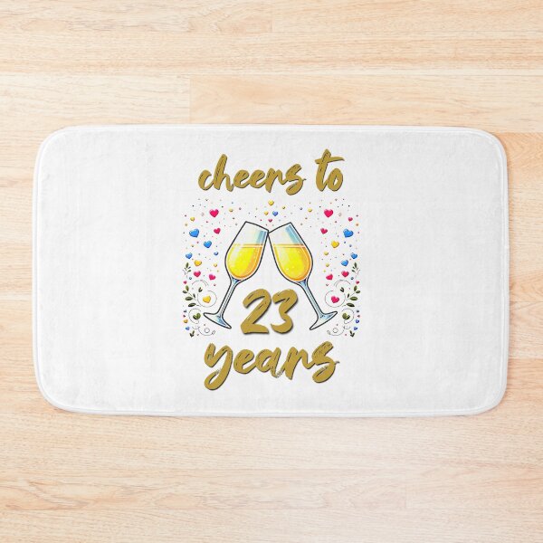 Item preview, Cheers to 23 years Anniversary Celebrating designed and sold by 4TeeToo.