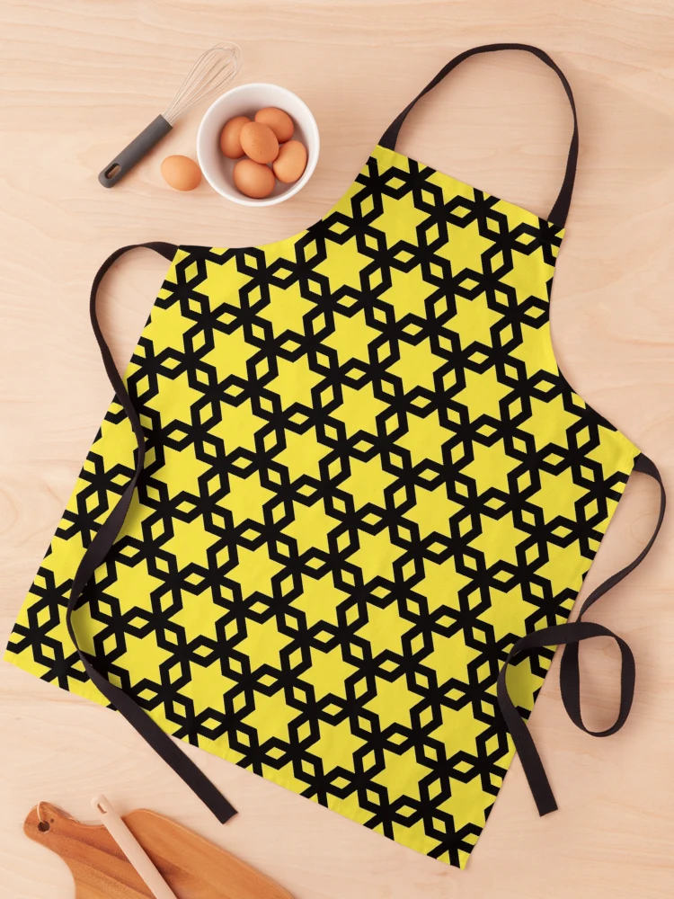 Thumbnail 1 of 6, Apron, Overlapping Hexagons Pattern designed and sold by Patternliss.