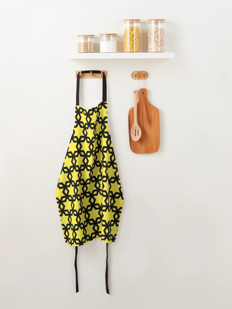Thumbnail 4 of 6, Apron, Overlapping Hexagons Pattern designed and sold by Patternliss.