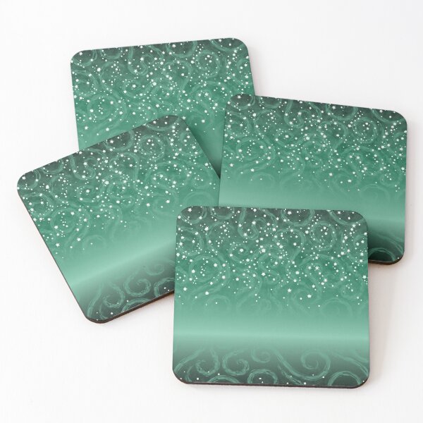 Item preview, Green Swirl Galaxy Gradient designed and sold by RebeccaRichards.