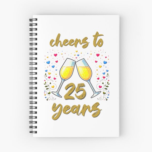 Item preview, Cheers to 25 years Anniversary Celebrating designed and sold by 4TeeToo.