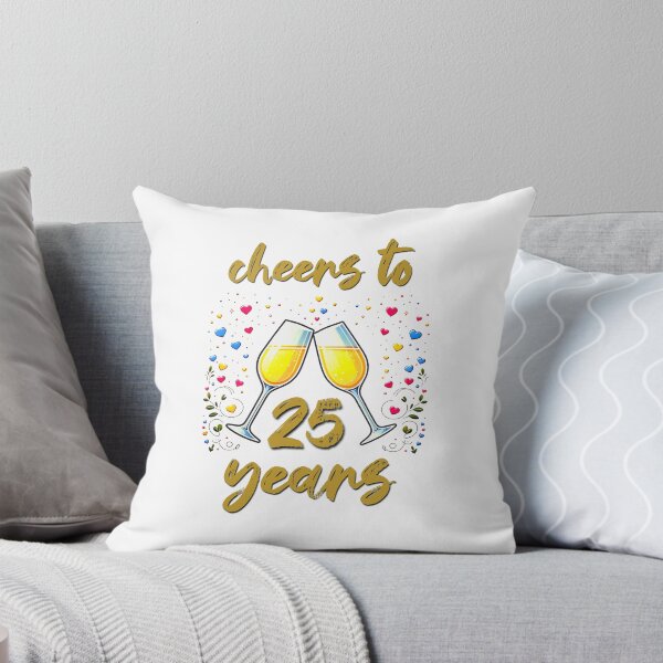Item preview, Cheers to 25 years Anniversary Celebrating designed and sold by 4TeeToo.