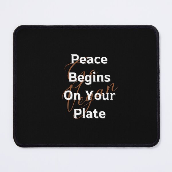 Item preview, Peace begins on your plate - Vegan  message designed and sold by karinasalwaszka.