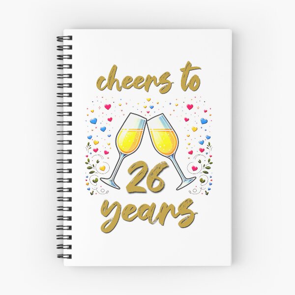 Item preview, Cheers to 26 years Anniversary Celebrating designed and sold by 4TeeToo.