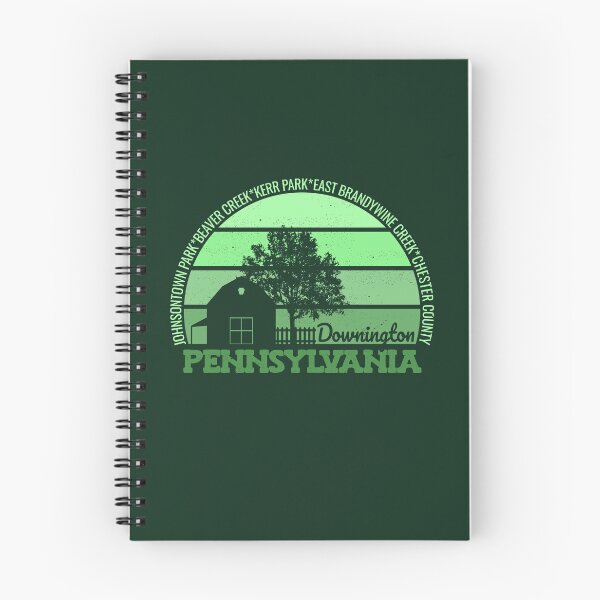 Item preview, Downington Pennsylvania Sunset Retro Vintage Local Pride Logo designed and sold by CRHPOD20.