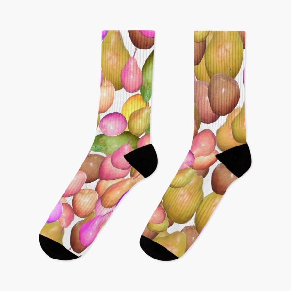 Item preview, Colorful Apples and Pears Pattern Food Photography designed and sold by Victoria Rose.