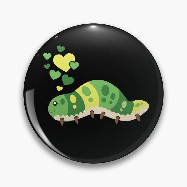 Item preview, Kawaii Cute Caterpillar With Hearts designed and sold by eternallygifted.