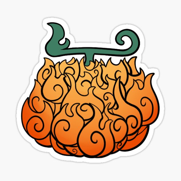 Flame Flame Fruit - Mera Mera No Mi - Sticker