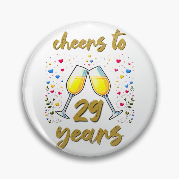 Item preview, Cheers to 29 years Anniversary Celebrating designed and sold by 4TeeToo.