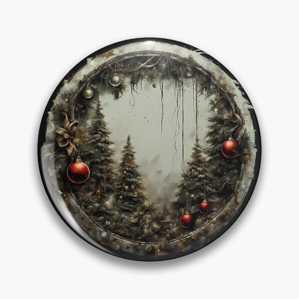 Item preview, PostApocalyptic Decorated Christmas Tree, Winter Atmosphere designed and sold by Aquillashop.