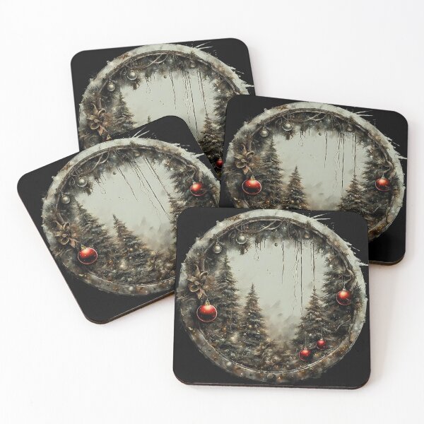 Item preview, PostApocalyptic Decorated Christmas Tree, Winter Atmosphere designed and sold by Aquillashop.