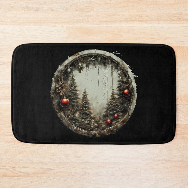 Item preview, PostApocalyptic Decorated Christmas Tree, Winter Atmosphere designed and sold by Aquillashop.
