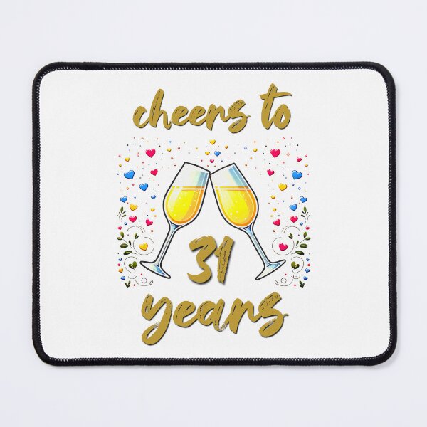 Item preview, Cheers to 31 years Anniversary Celebrating designed and sold by 4TeeToo.